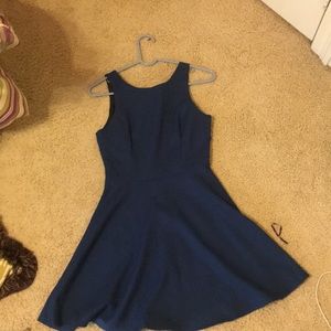 Fit and Flare Blue dress